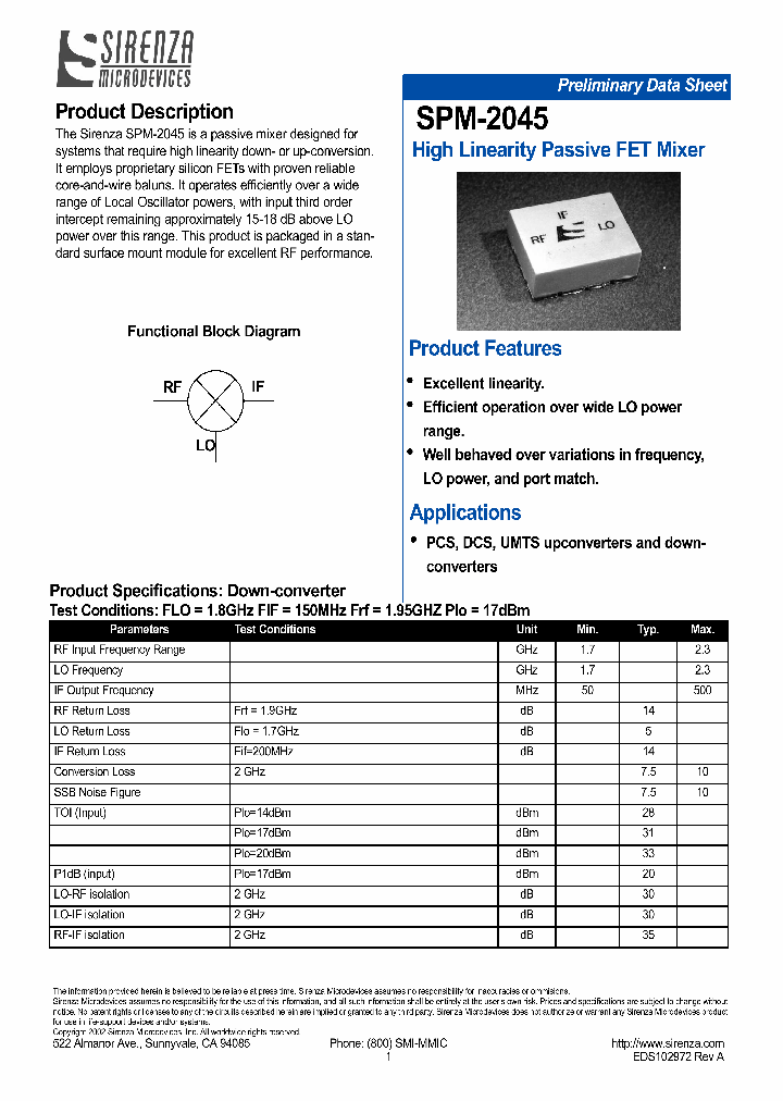 SPM-2045_11232.PDF Datasheet