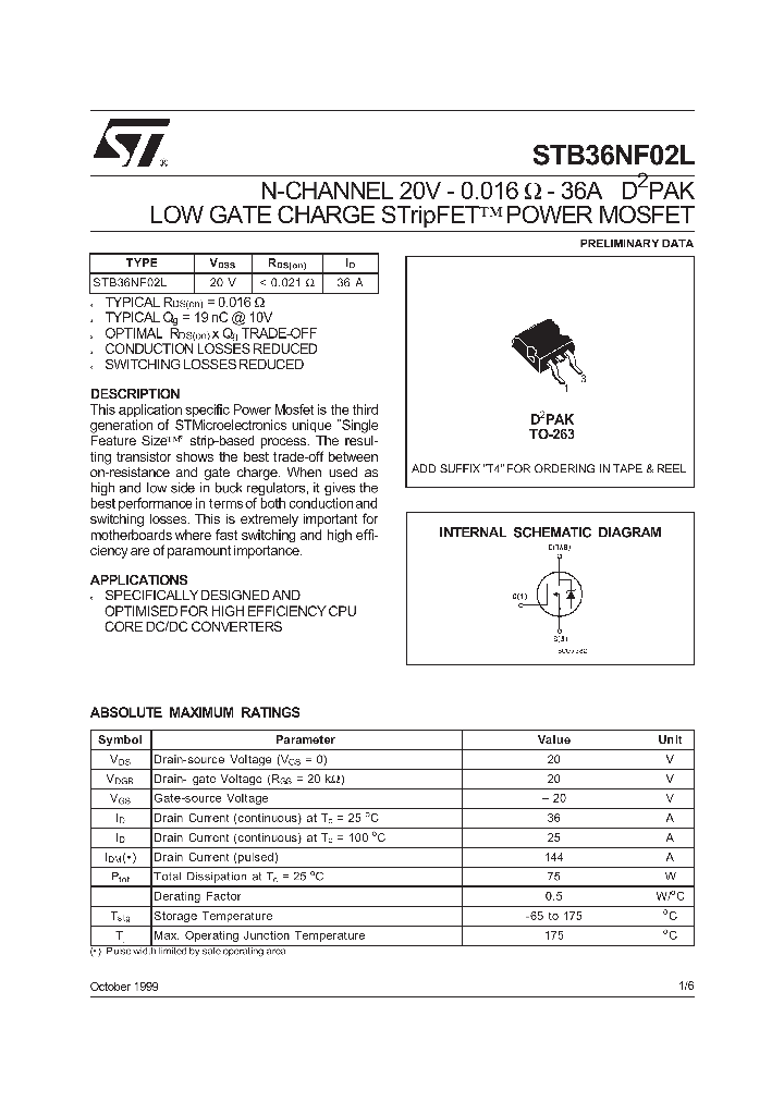 STB36NF02L_77423.PDF Datasheet