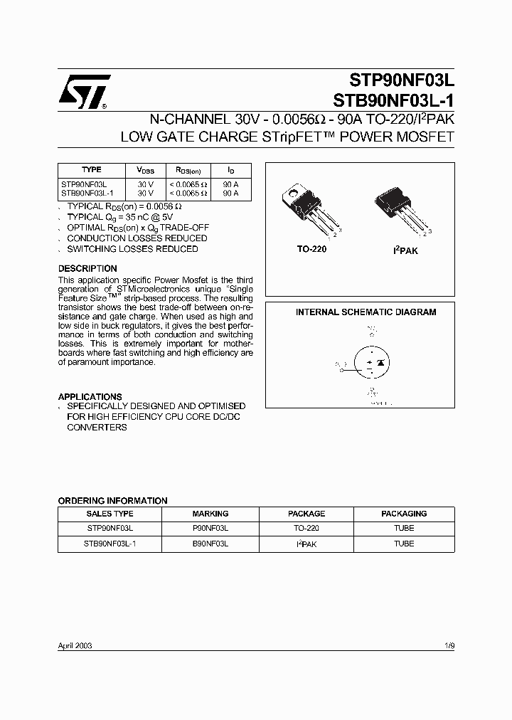 STB90NF03L-1_71675.PDF Datasheet