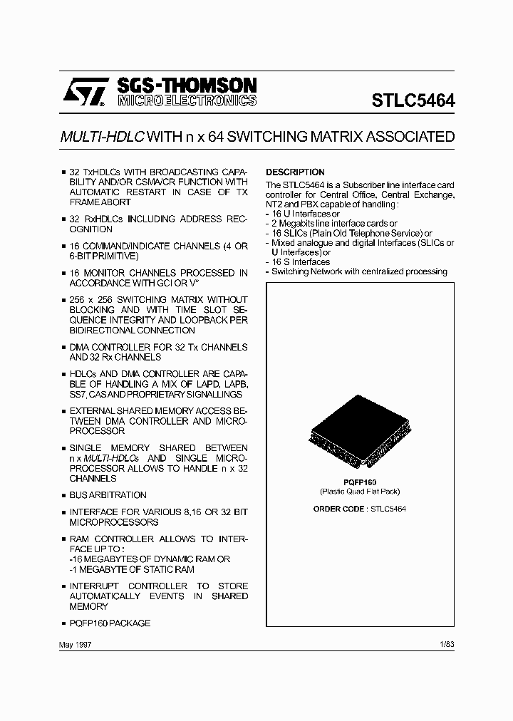 STLC5464_67015.PDF Datasheet