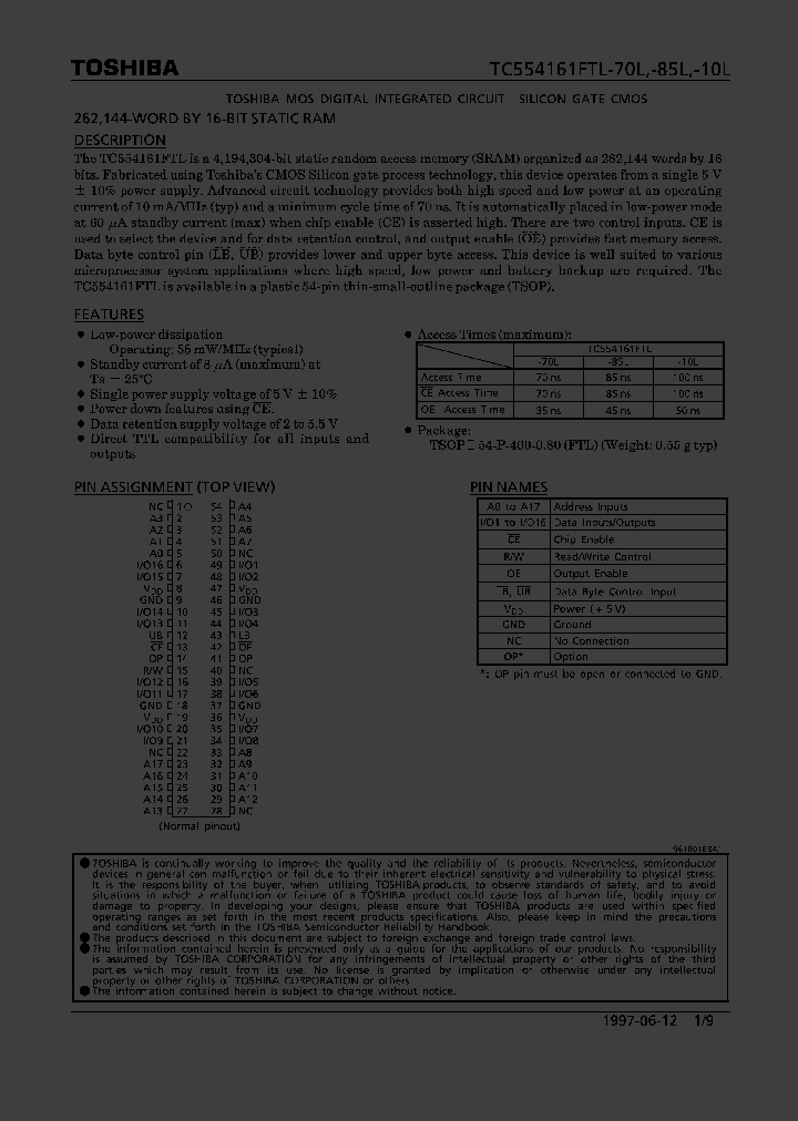 TC554161FTL-10L_36782.PDF Datasheet