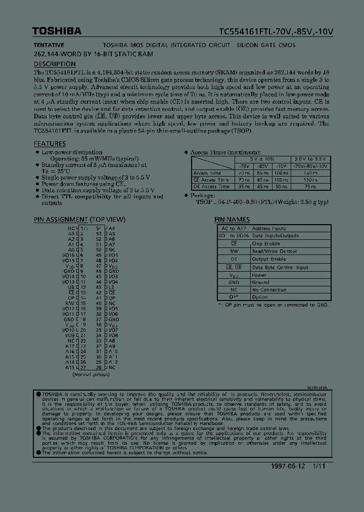 TC554161FTL_36781.PDF Datasheet
