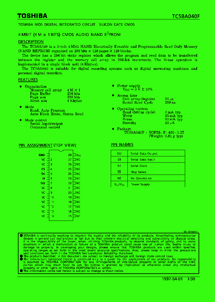TC58A040_36788.PDF Datasheet