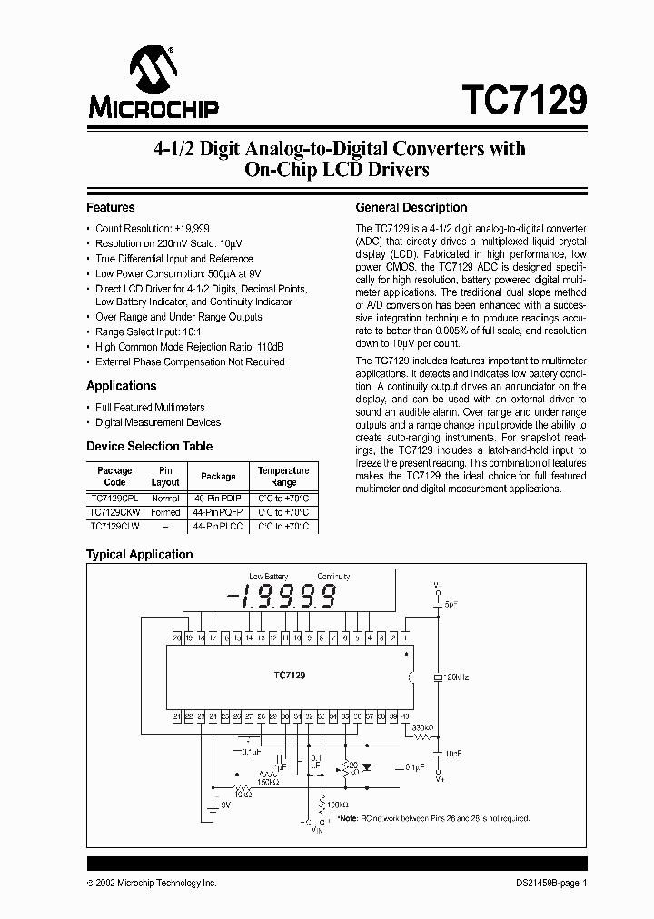 TC7129CPL_11133.PDF Datasheet