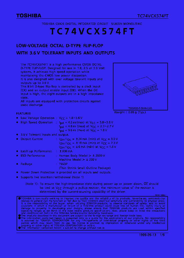 TC74VCX574FT_36839.PDF Datasheet
