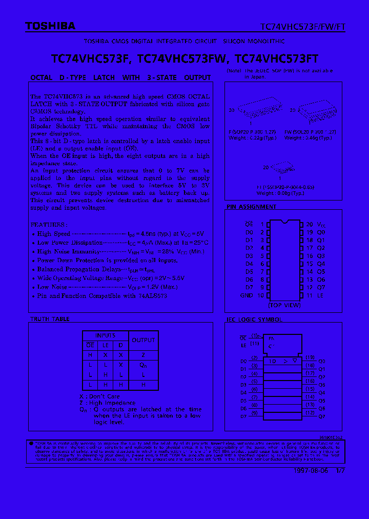 TC74VHC573F_55555.PDF Datasheet