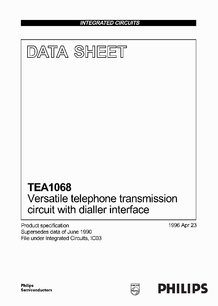 TEA1068_83817.PDF Datasheet