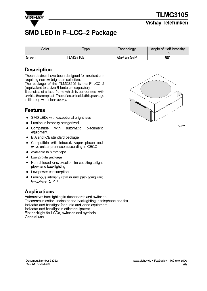 TLMG3105_66878.PDF Datasheet