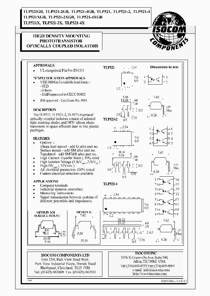 TLP521-2_4151.PDF Datasheet