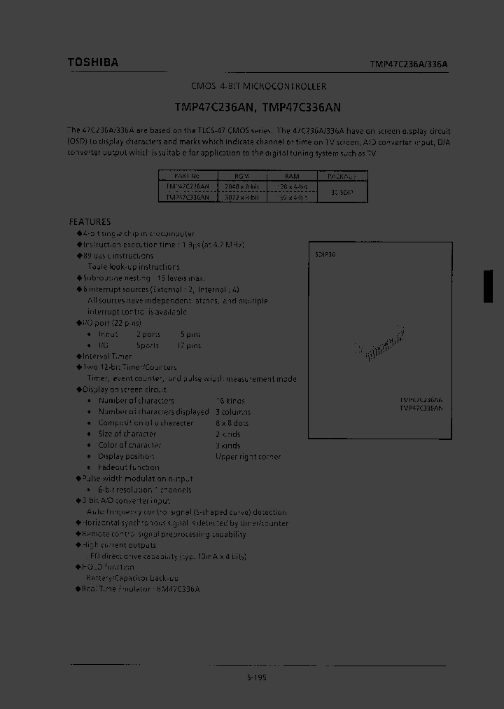 TMP47C236AN_37286.PDF Datasheet