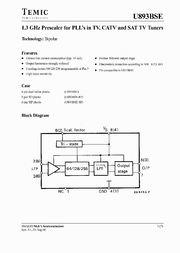 U893BSE_61591.PDF Datasheet