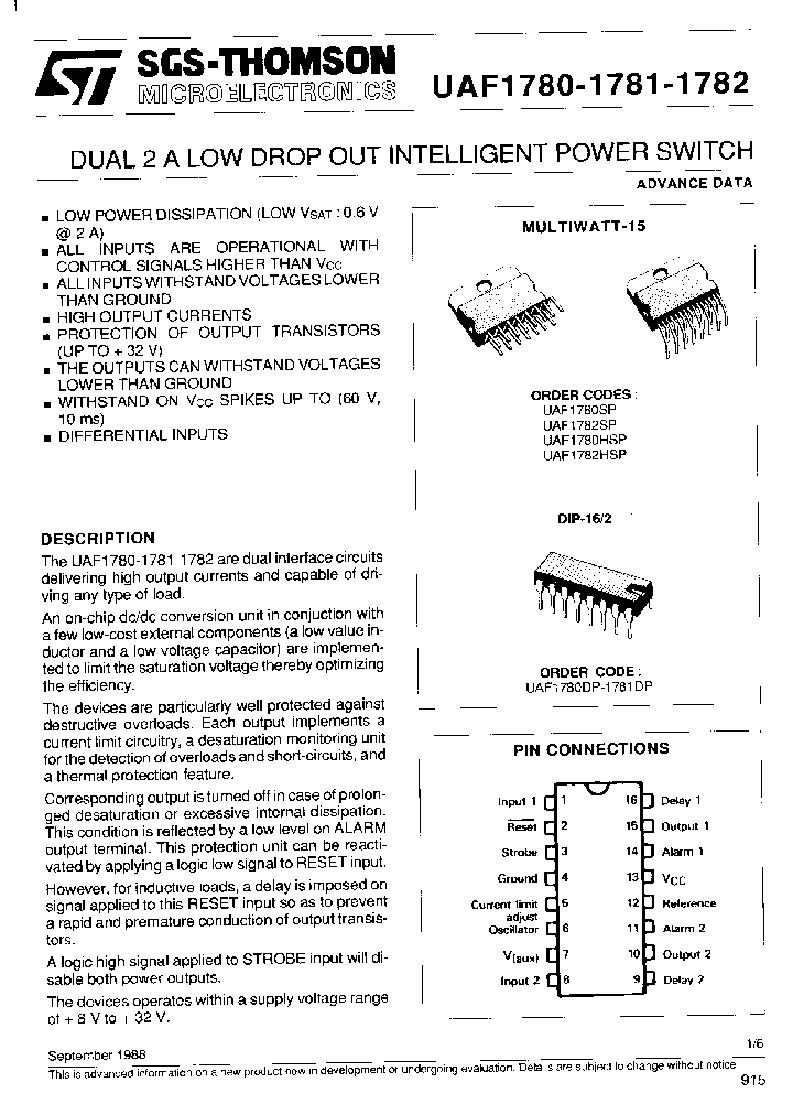 UAF1780_60873.PDF Datasheet