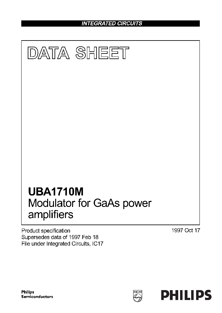 UBA1710M_60894.PDF Datasheet