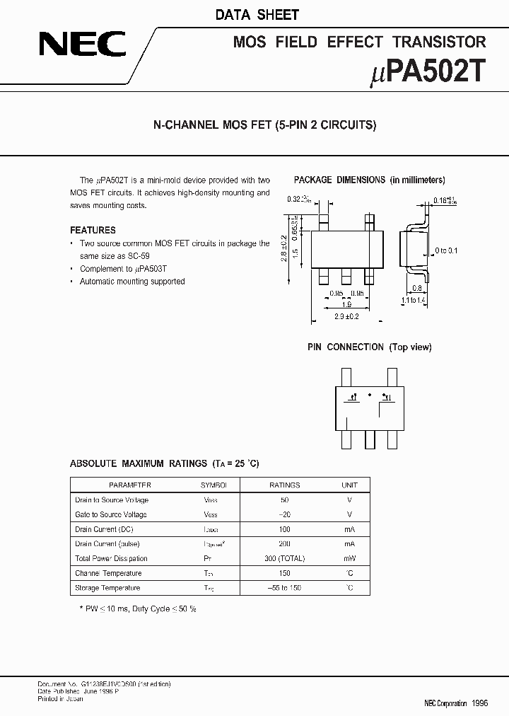 UPA502T_23324.PDF Datasheet