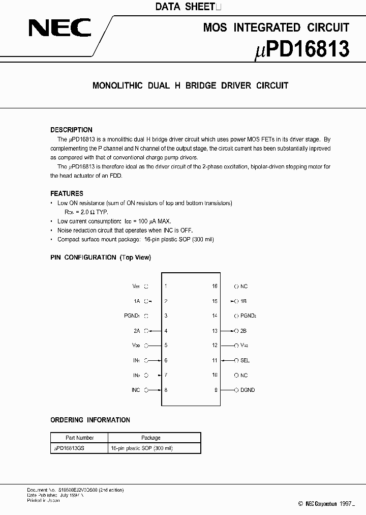 UPD16813_23344.PDF Datasheet