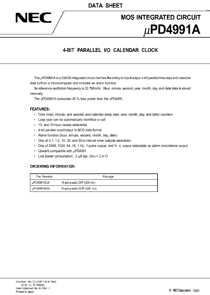 UPD4991A_97997.PDF Datasheet