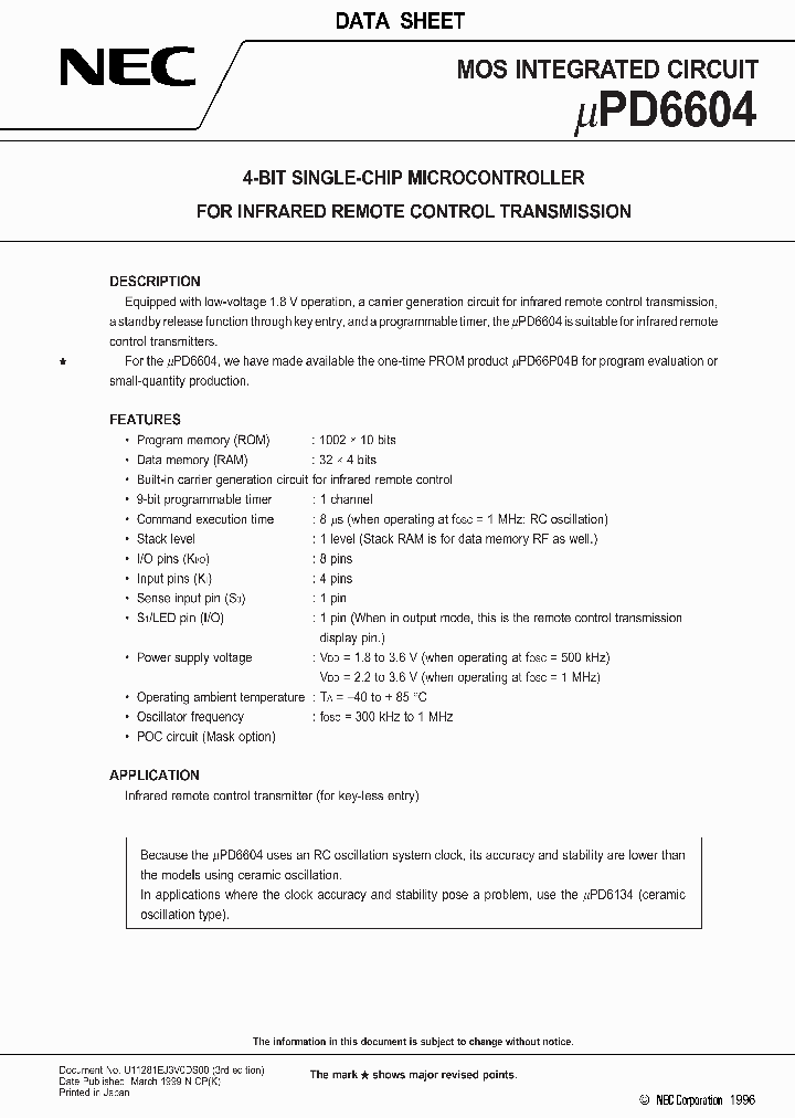 UPD6604_5588.PDF Datasheet
