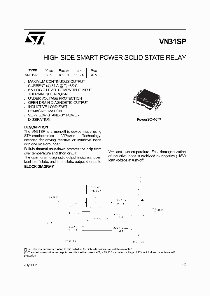 VN31SP_54900.PDF Datasheet