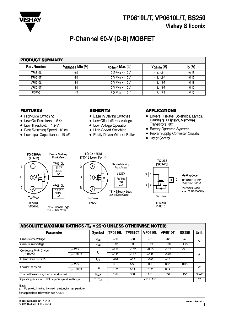 VP0610L_55094.PDF Datasheet