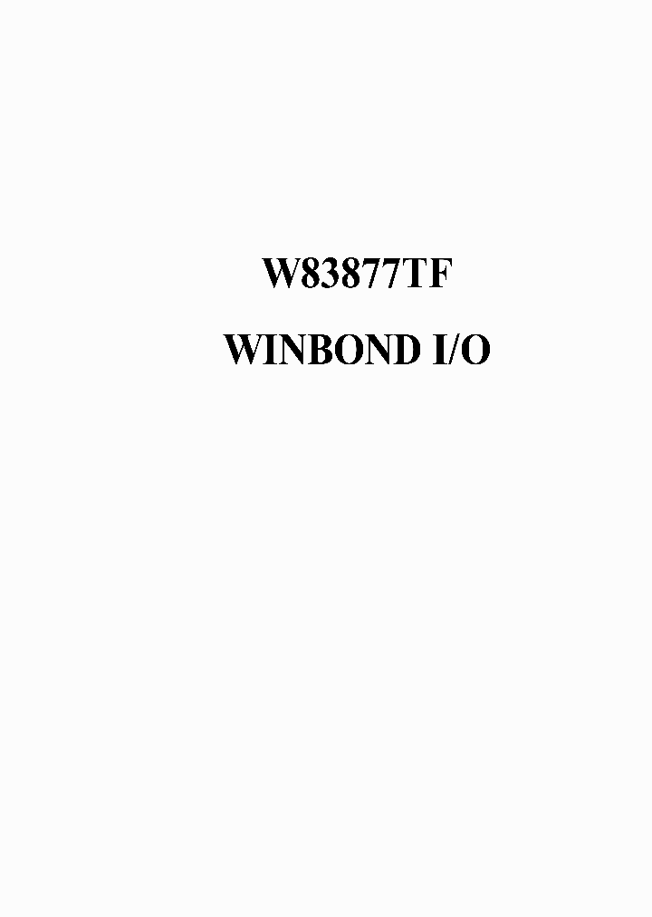 W83877TD_52718.PDF Datasheet