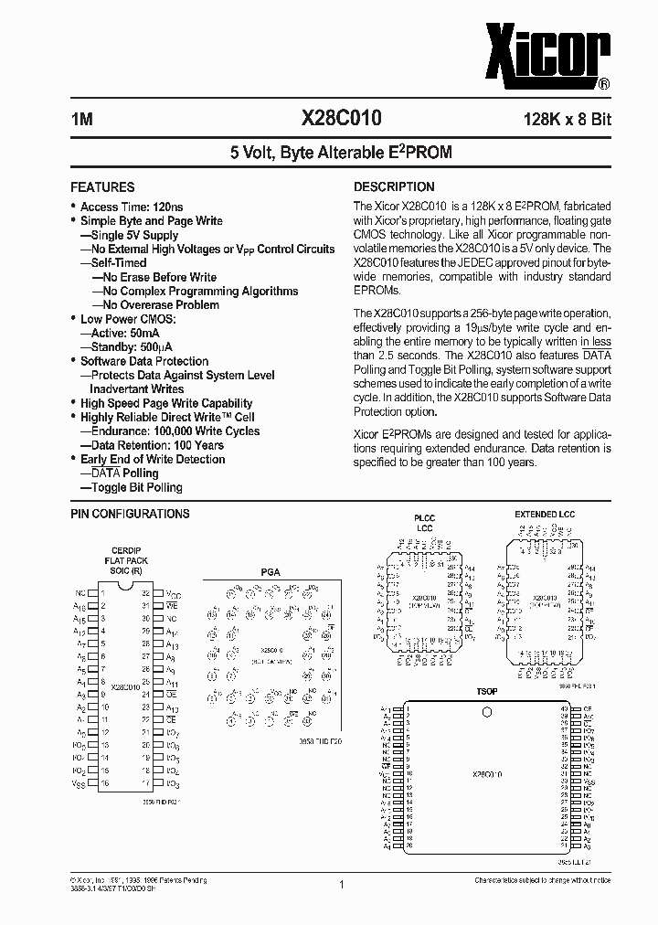 X28C010_46684.PDF Datasheet