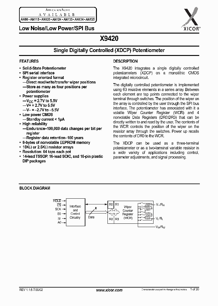 X9420_49042.PDF Datasheet