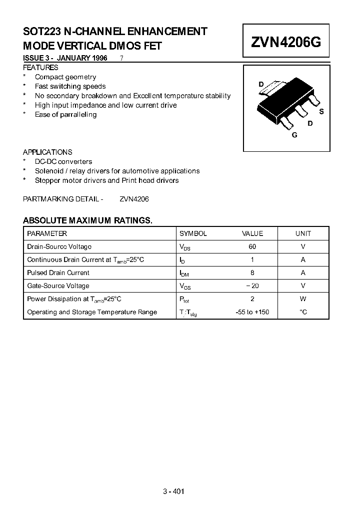 ZVN4206G_23178.PDF Datasheet