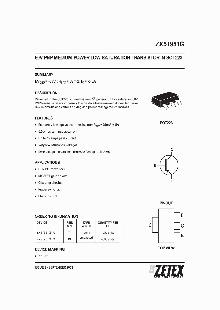 ZX5T951G_72500.PDF Datasheet