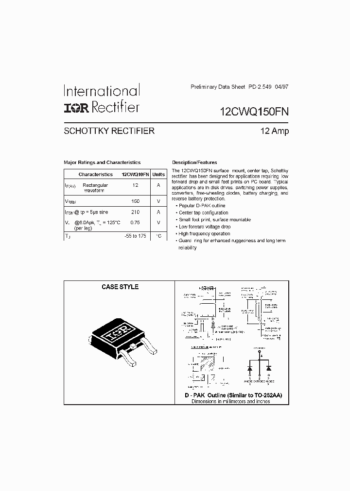 12CWQ150FN_295993.PDF Datasheet