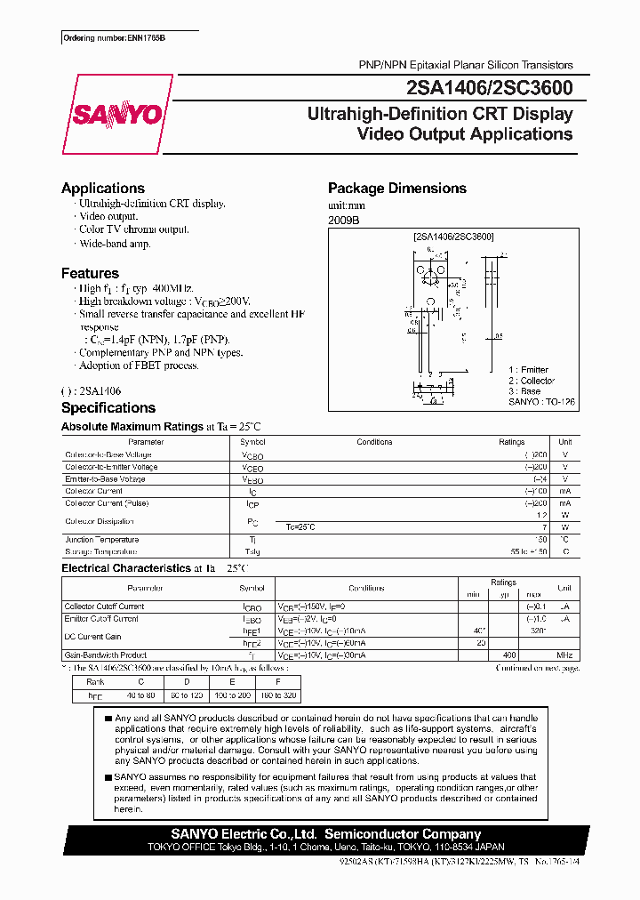 2SA1406_275038.PDF Datasheet