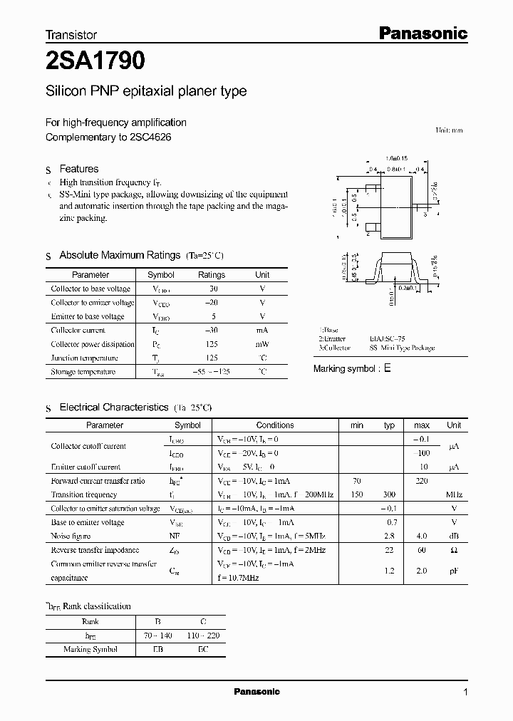 2SA1790_281304.PDF Datasheet