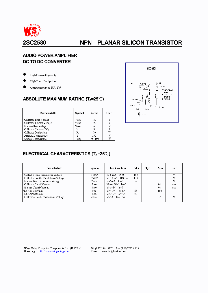 2SC2580_301839.PDF Datasheet