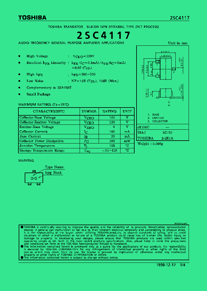 2SC4117_115218.PDF Datasheet