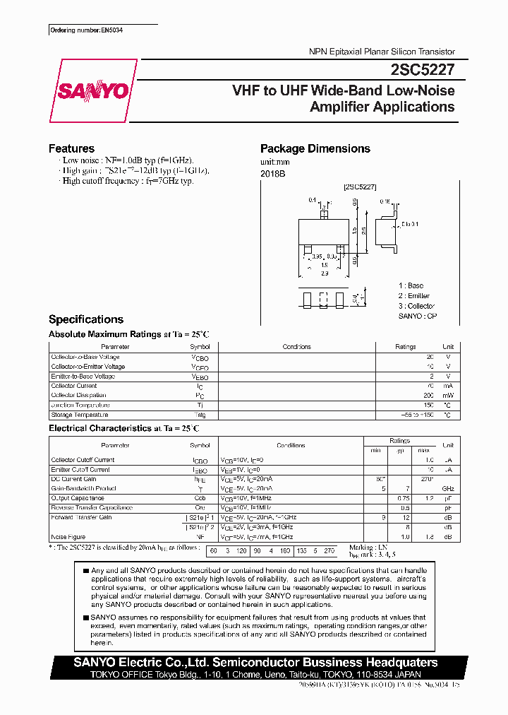 2SC5227_269027.PDF Datasheet