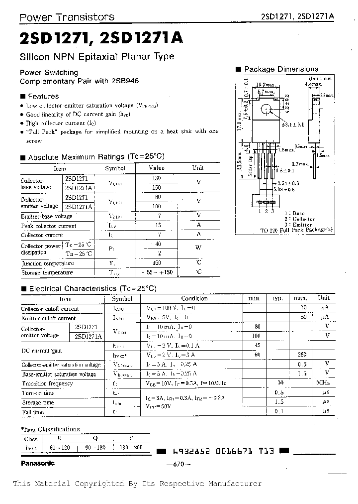 2SD1271A_294210.PDF Datasheet