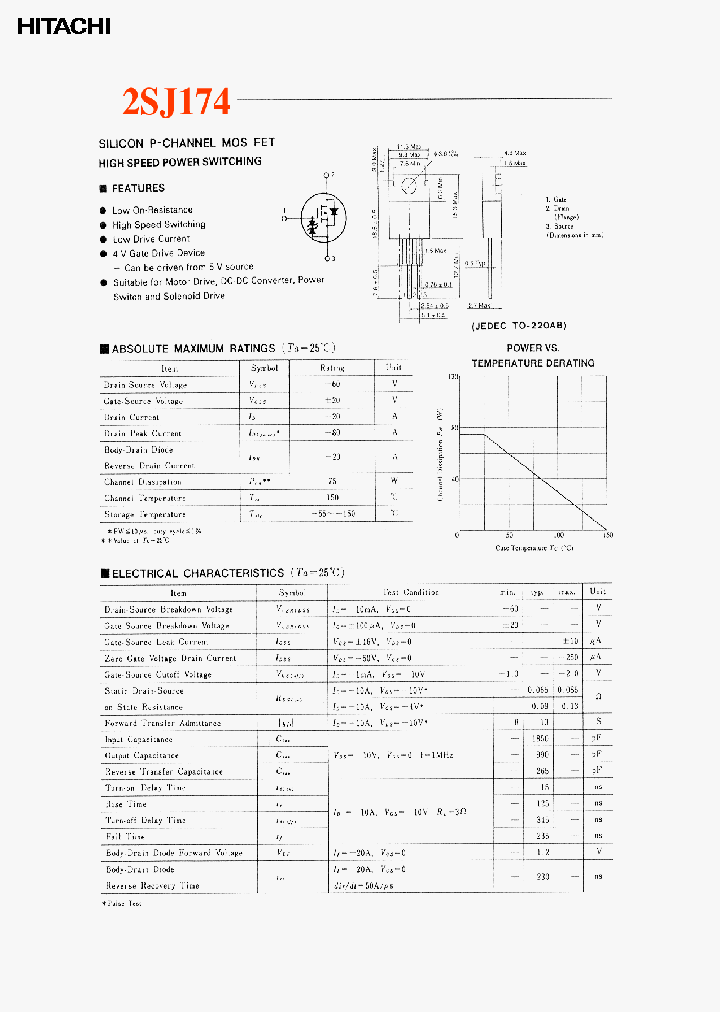 2SJ174_221822.PDF Datasheet