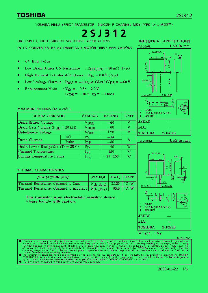 2SJ312_294439.PDF Datasheet