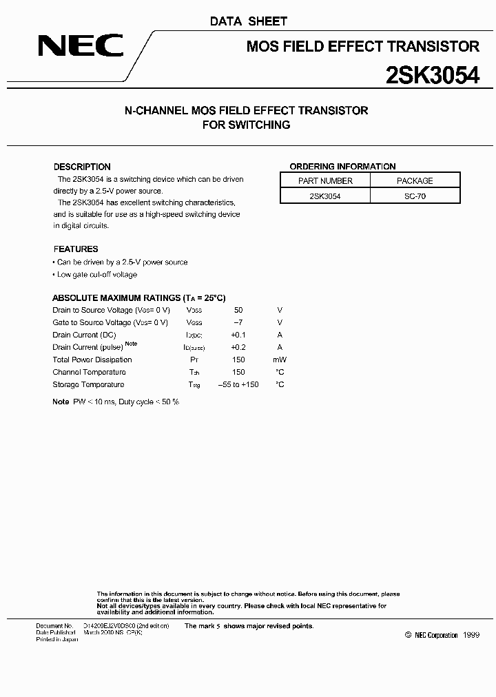 2SK3054_278947.PDF Datasheet