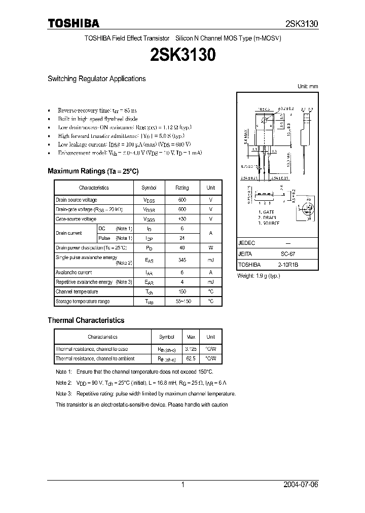 2SK3130_271899.PDF Datasheet