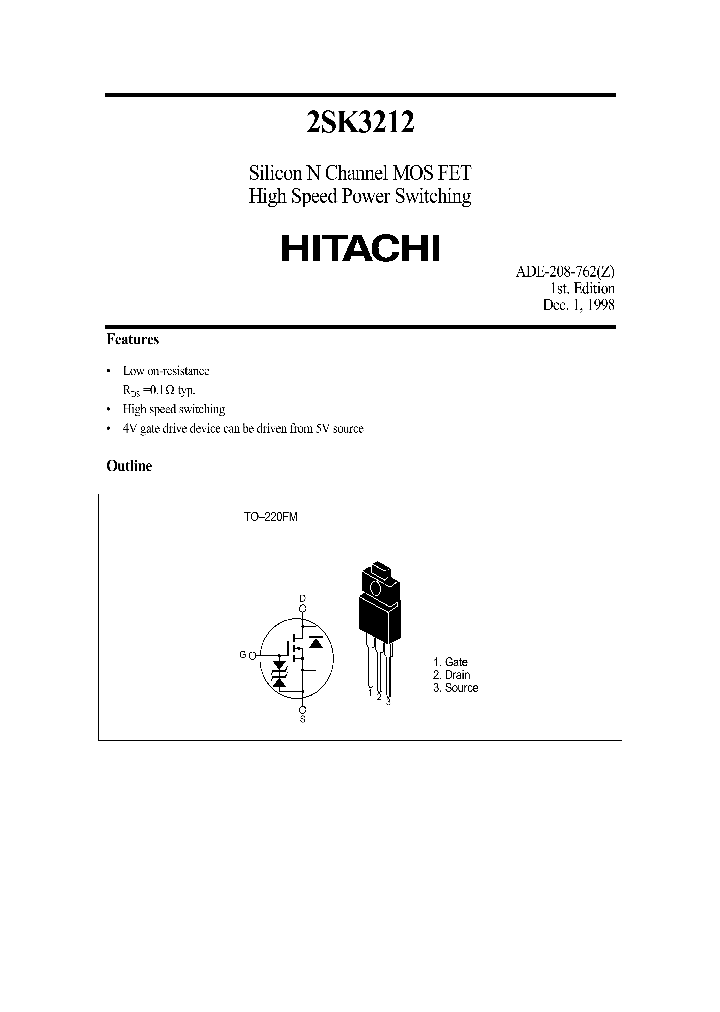 2SK3212_279464.PDF Datasheet