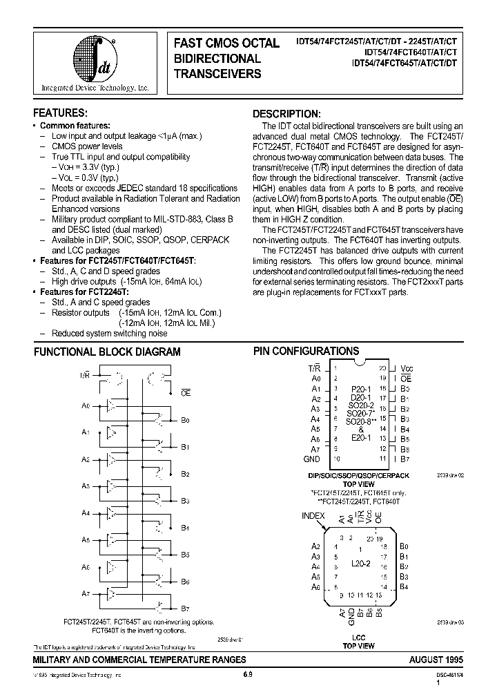 54FCT2245AT_266744.PDF Datasheet