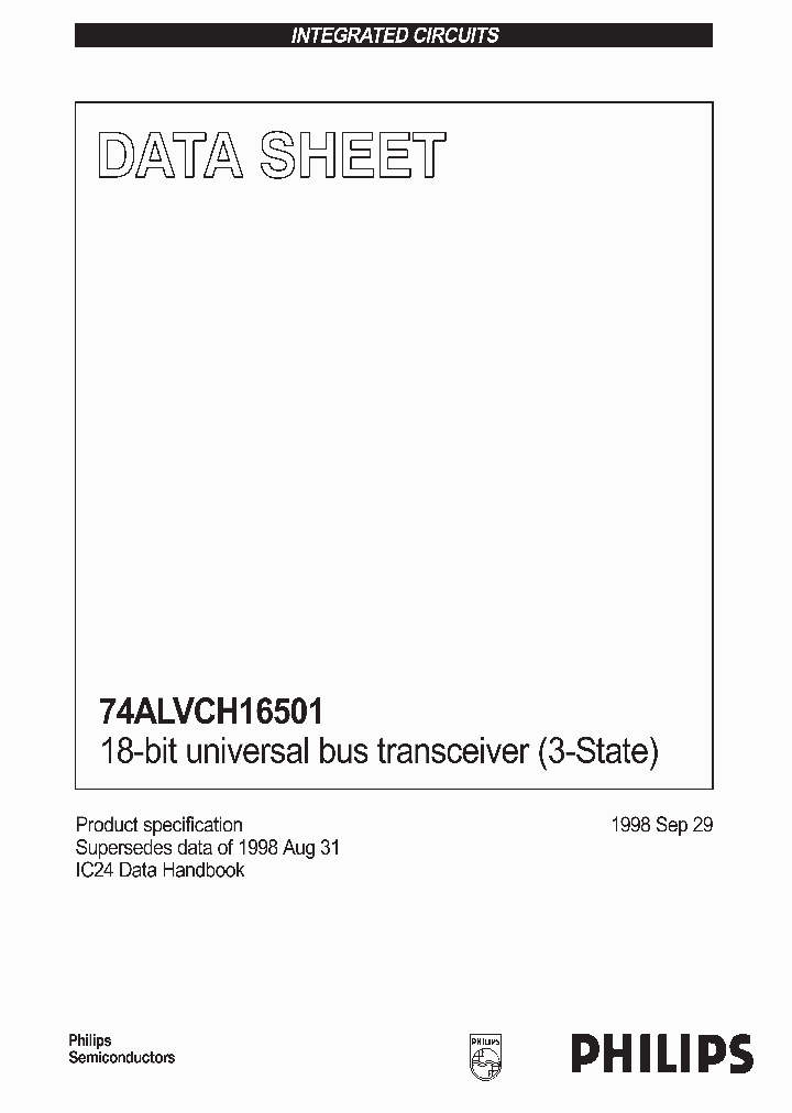 74ALVCH16501_295411.PDF Datasheet