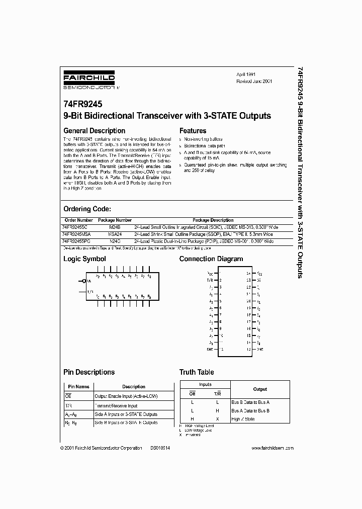 74FR9245_294445.PDF Datasheet