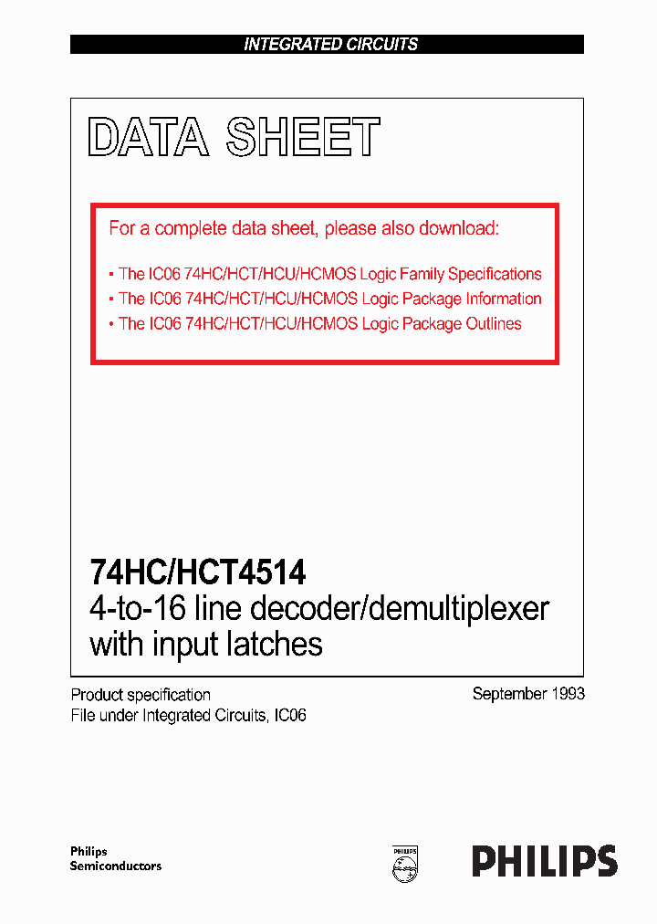 74HCHCT4514_290481.PDF Datasheet