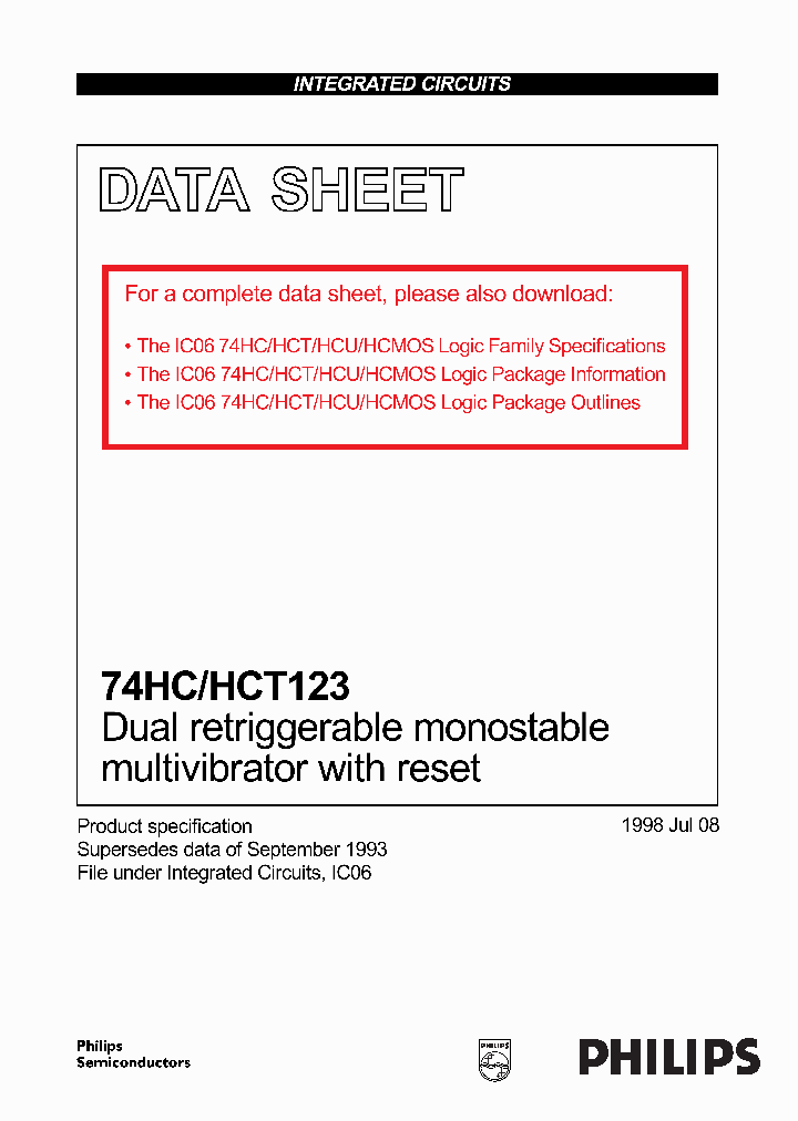 74HCHCT123_195459.PDF Datasheet