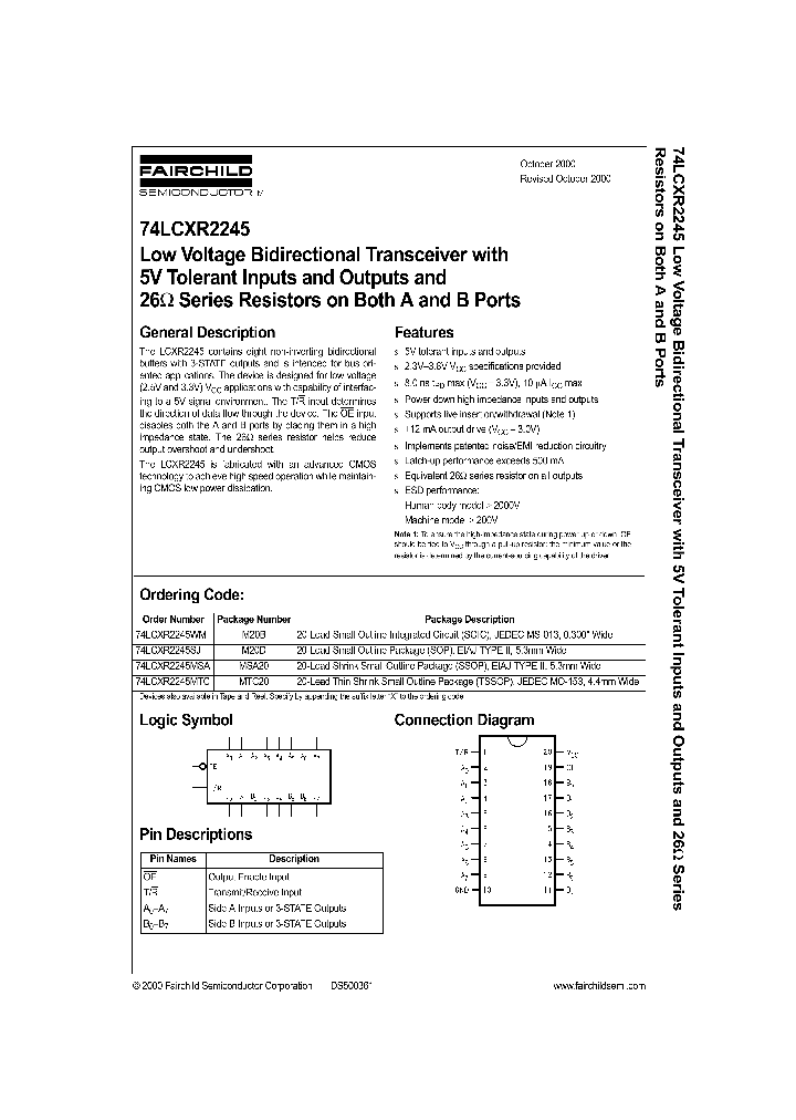 74LCXR2245_283616.PDF Datasheet