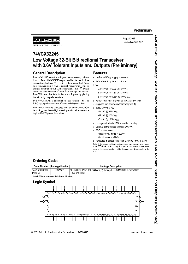 74VCX32245_292146.PDF Datasheet