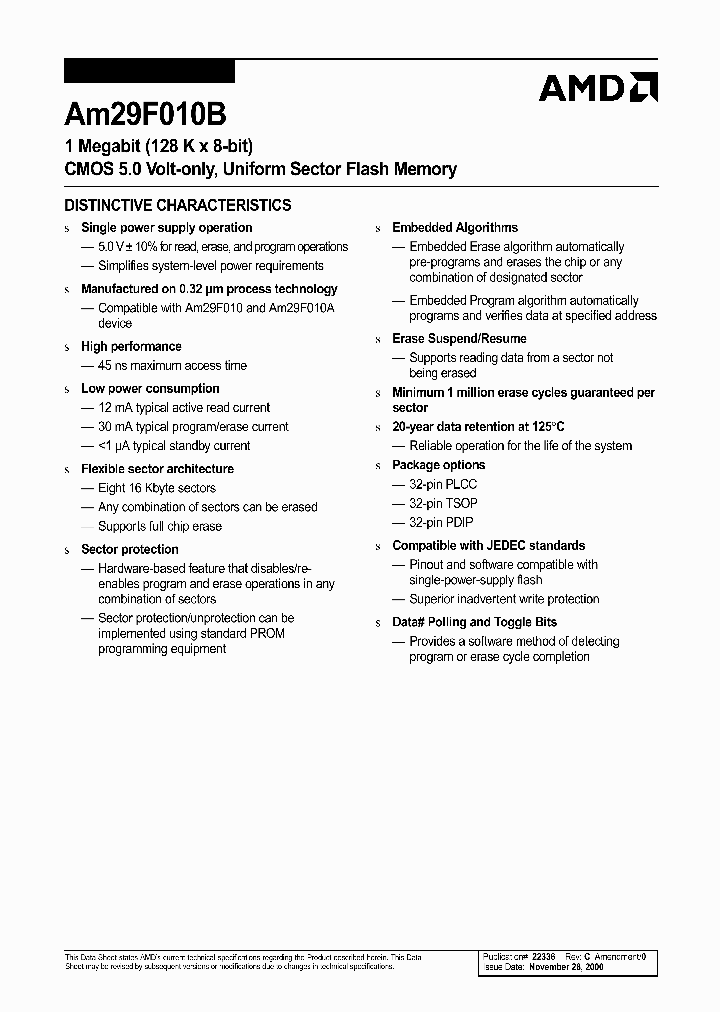 AMD29F010B_261864.PDF Datasheet