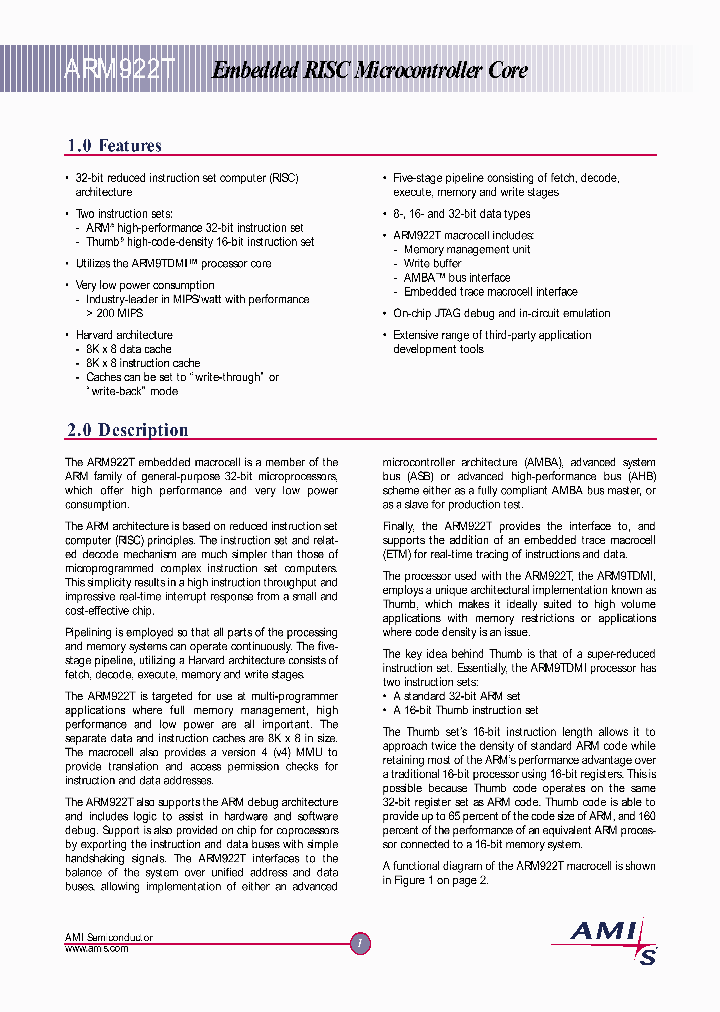 ARM922T_252530.PDF Datasheet