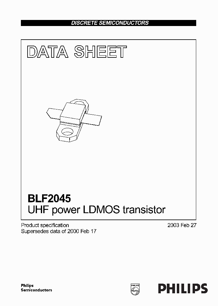 BLF2045_279578.PDF Datasheet